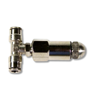 Mistaway Tee Nozzle Hago Straight Adapter - 1/4" Male