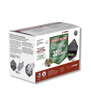 JT Eaton Answer Kills Mice w/ Reusable Bait Station