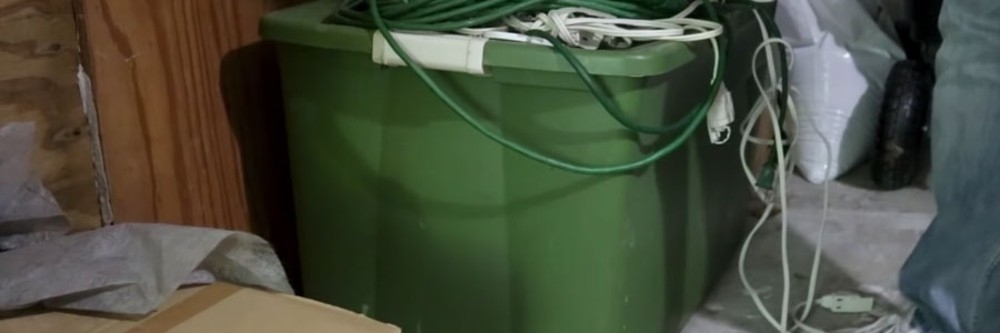 Decluttering garage for Black Widows decluttering the garage for black widow control