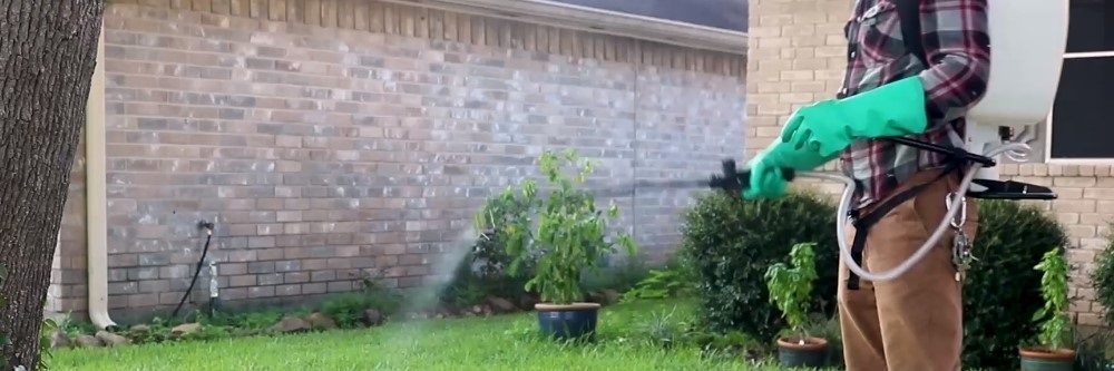 Using a backpack sprayer