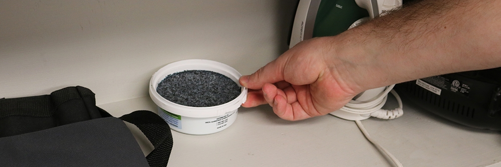 Placing AirSponge in Storage Closet