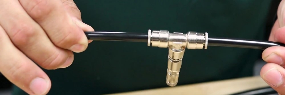 tubing connect to nozzle